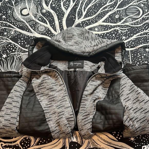 NWOT Lily Morgan jacket size 1X plus size faux leather details - Picture 6 of 9